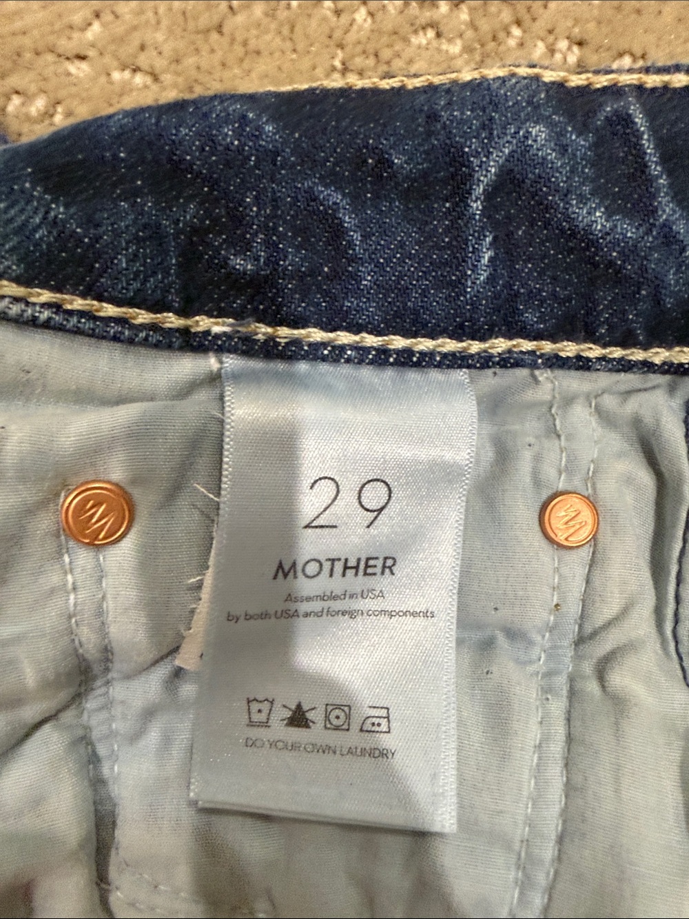 MOTHER High Waisted Spinner Skimp 29 NWT - Picture 4 of 6